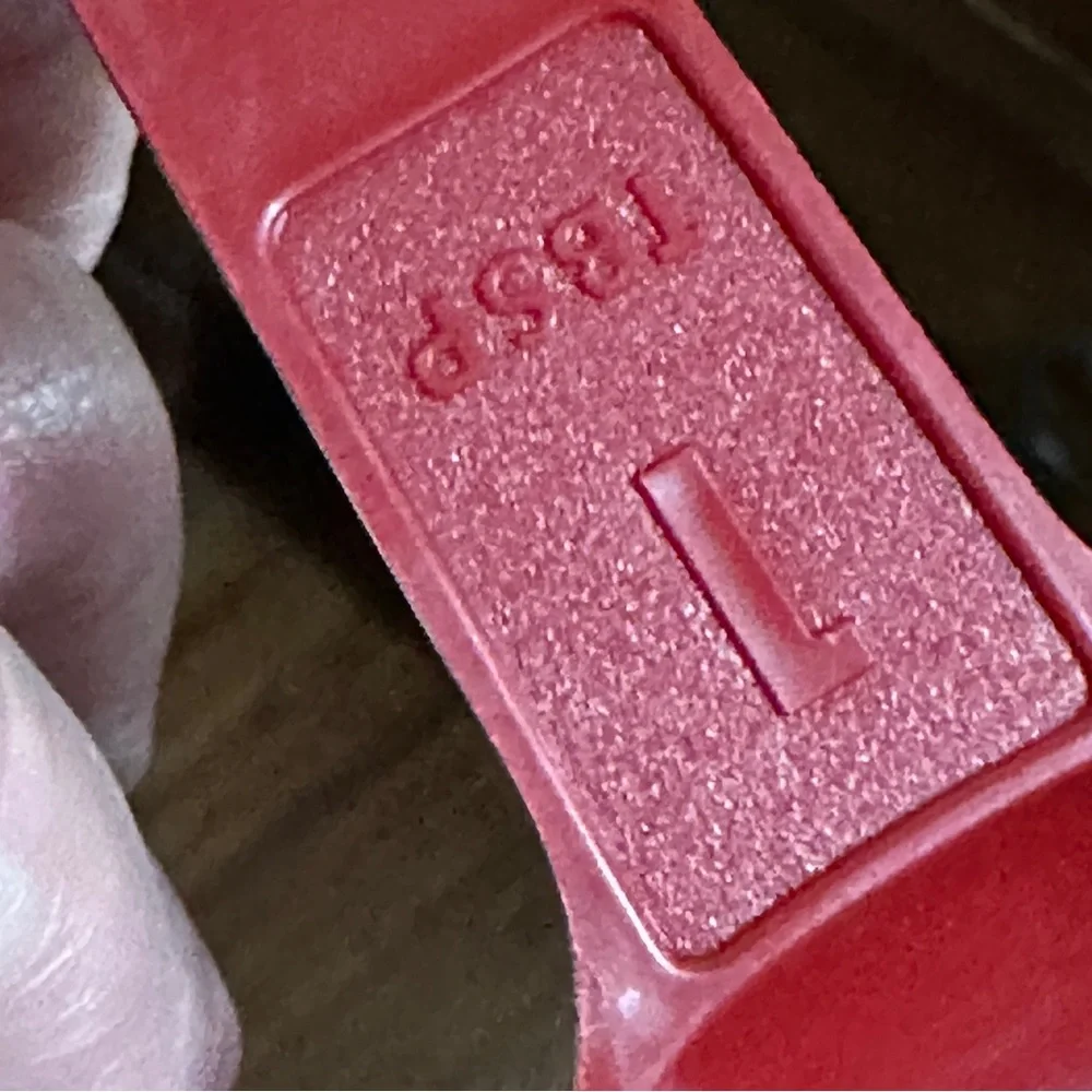 Vintage‎ Tupperware Orange / Red Measuring Spoons Set Of 5